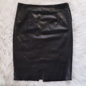 Philosophy vegan leather skirt size 6